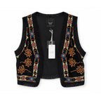JADE by JOHNNY WAS Shiko Beaded Vest NWT Size Small