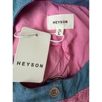 HEYSON Sleeveless Button-Front Dress NWT Size LARGE
