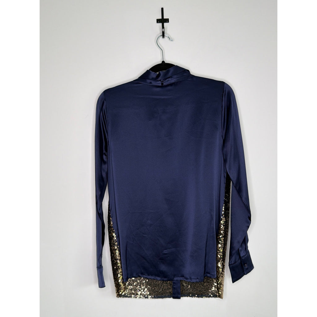 JOHNNY WAS WORKSHOP Selya Sequin Thai Shirt NWT Size SMALL