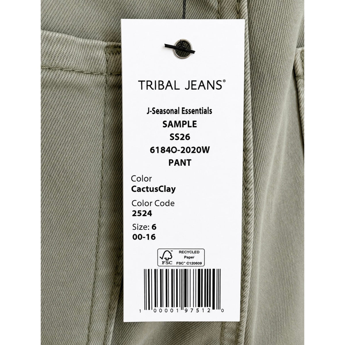 TRIBAL JEANS Sophia Curvy Straight Jeans NWT Size 26