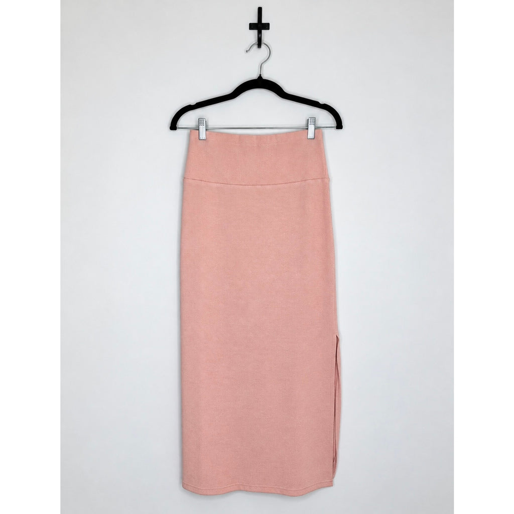 HEYSON Freckled Poppy Mineral Wash Thermal Skirt w/ Side Slit NWT Size Small