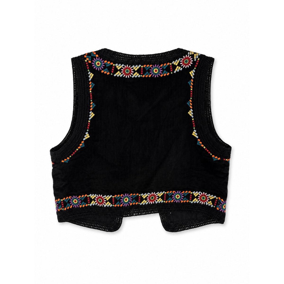 JADE by JOHNNY WAS Shiko Beaded Vest NWT Size Small