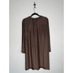 JADE by JOHNNY WAS Bronze Metallic Dress NWT Size SMALL