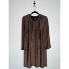 JADE by JOHNNY WAS Bronze Metallic Dress NWT Size SMALL