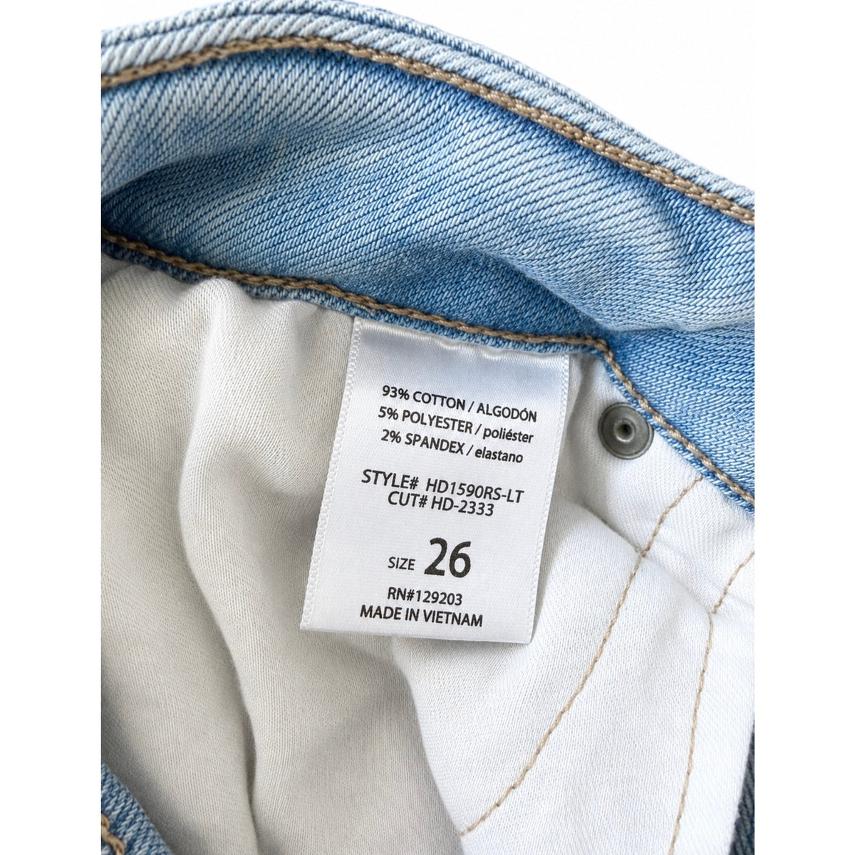 HIDDEN JEANS Tracey Cropped Relaxed Straight Jean NWT Size 26