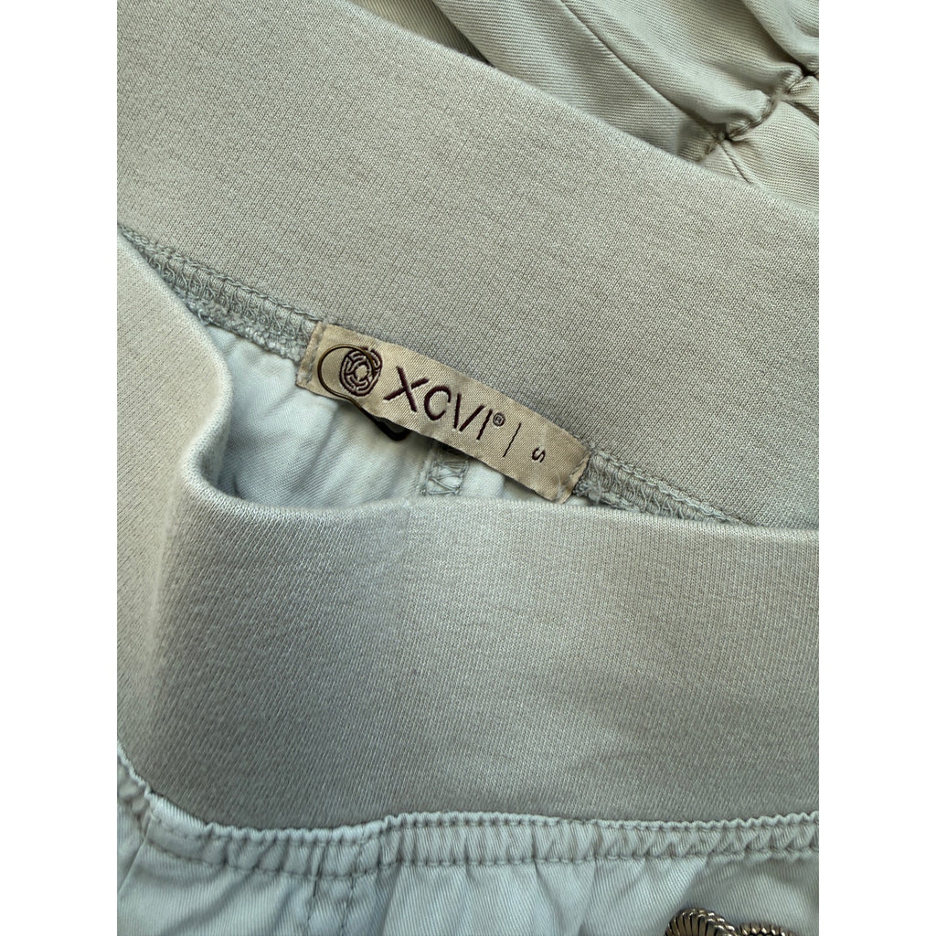 XCVI Chattaway Twill Banded Jogger Pant in Warm Clay Beige Size S