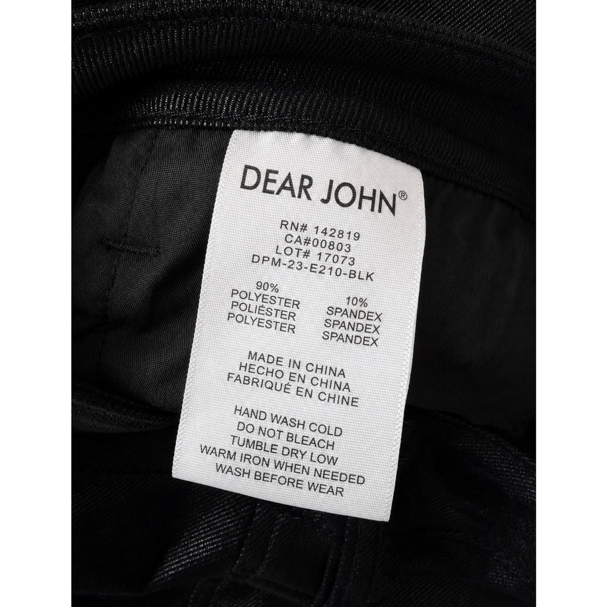 DEAR JOHN Blaire High Rise Slim Straight Pant NWT Size 25