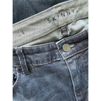 WHITE HOUSE BLACK MARKET The Skinny Jeans with Sequin Distress NWT Size 4