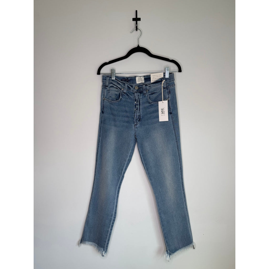 MCGUIRE Valletta Straight Leg Cropped Jeans NWT Size 28
