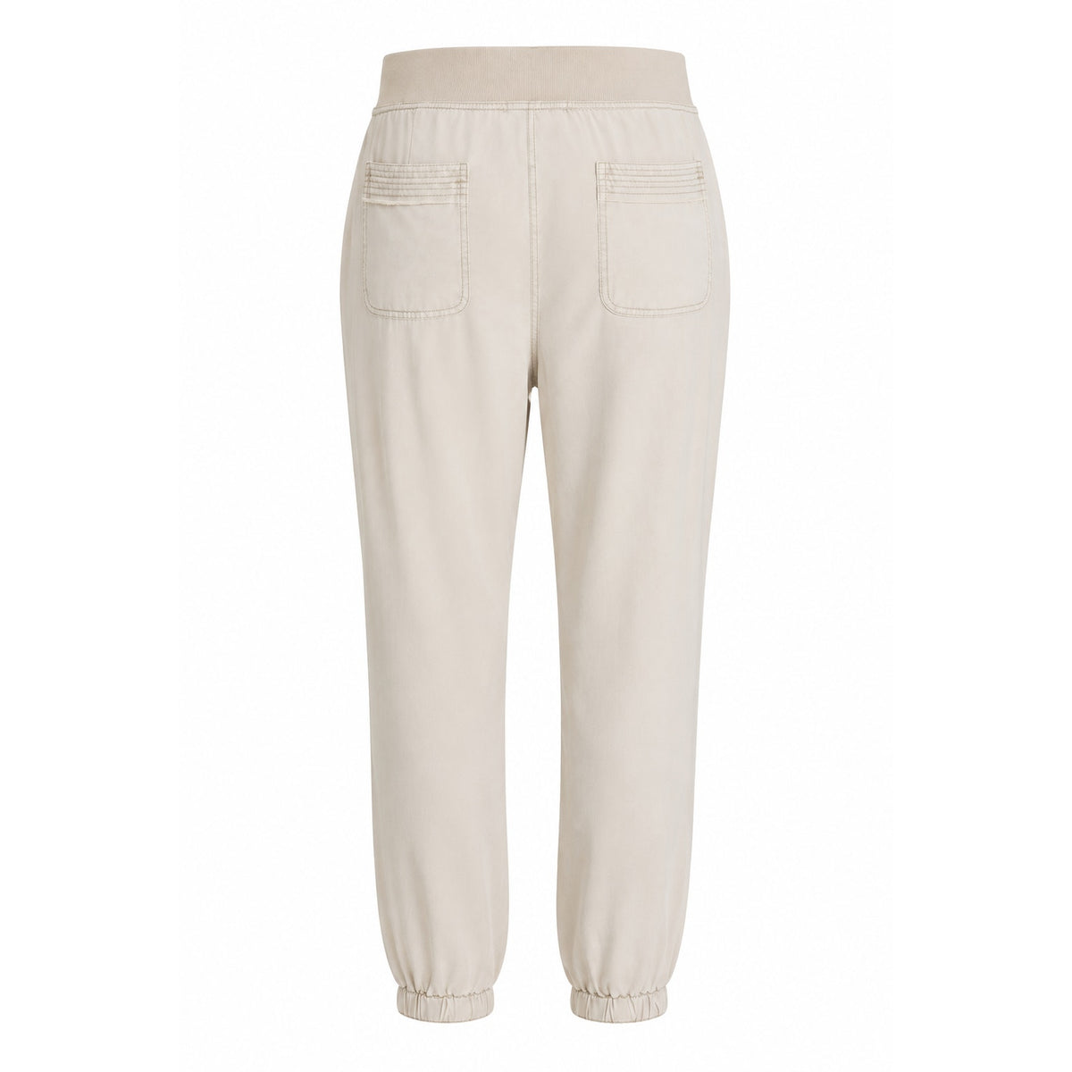 XCVI Chattaway Twill Banded Jogger Pant in Warm Clay Beige Size S