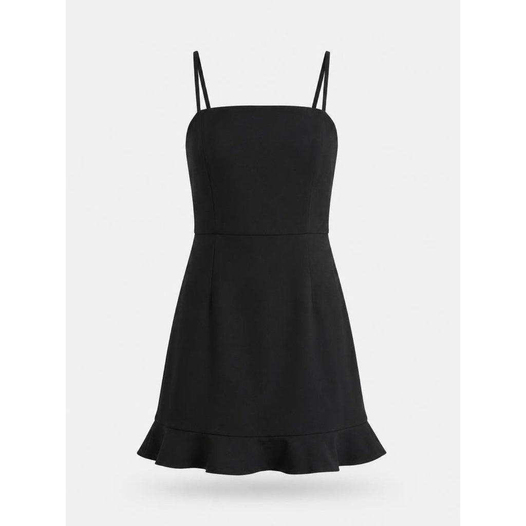 FRENCH CONNECTION Whisper Frill Hem Flounce Mini Dress NWOT SIZE 10