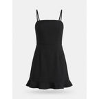 FRENCH CONNECTION Whisper Frill Hem Flounce Mini Dress NWOT SIZE 10