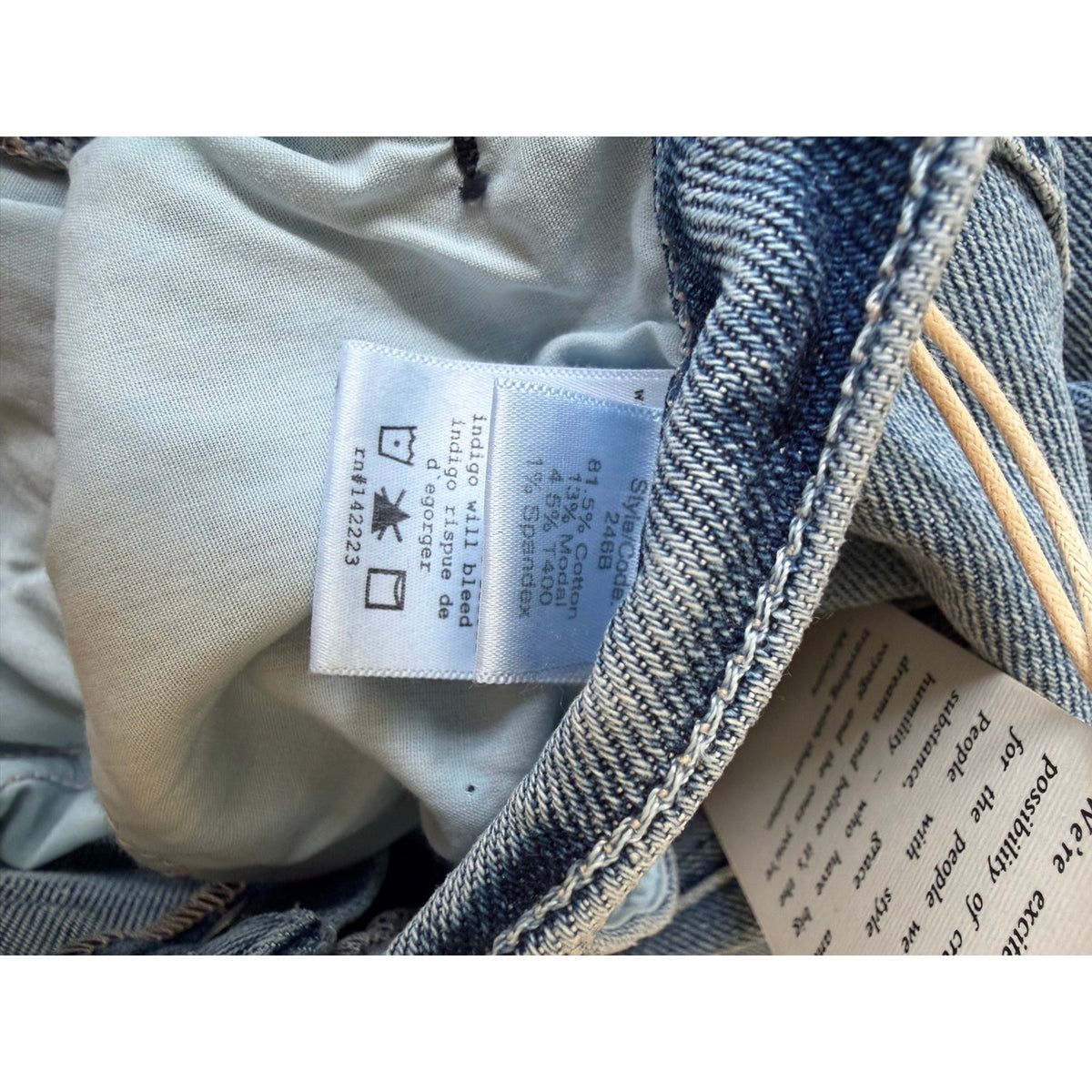 MCGUIRE Valletta Straight Leg Cropped Jeans NWT Size 28