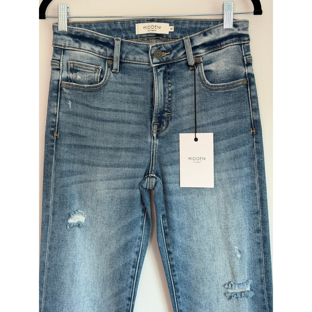 HIDDEN JEANS Happi Wide Sculpt Jean NWT Size 26