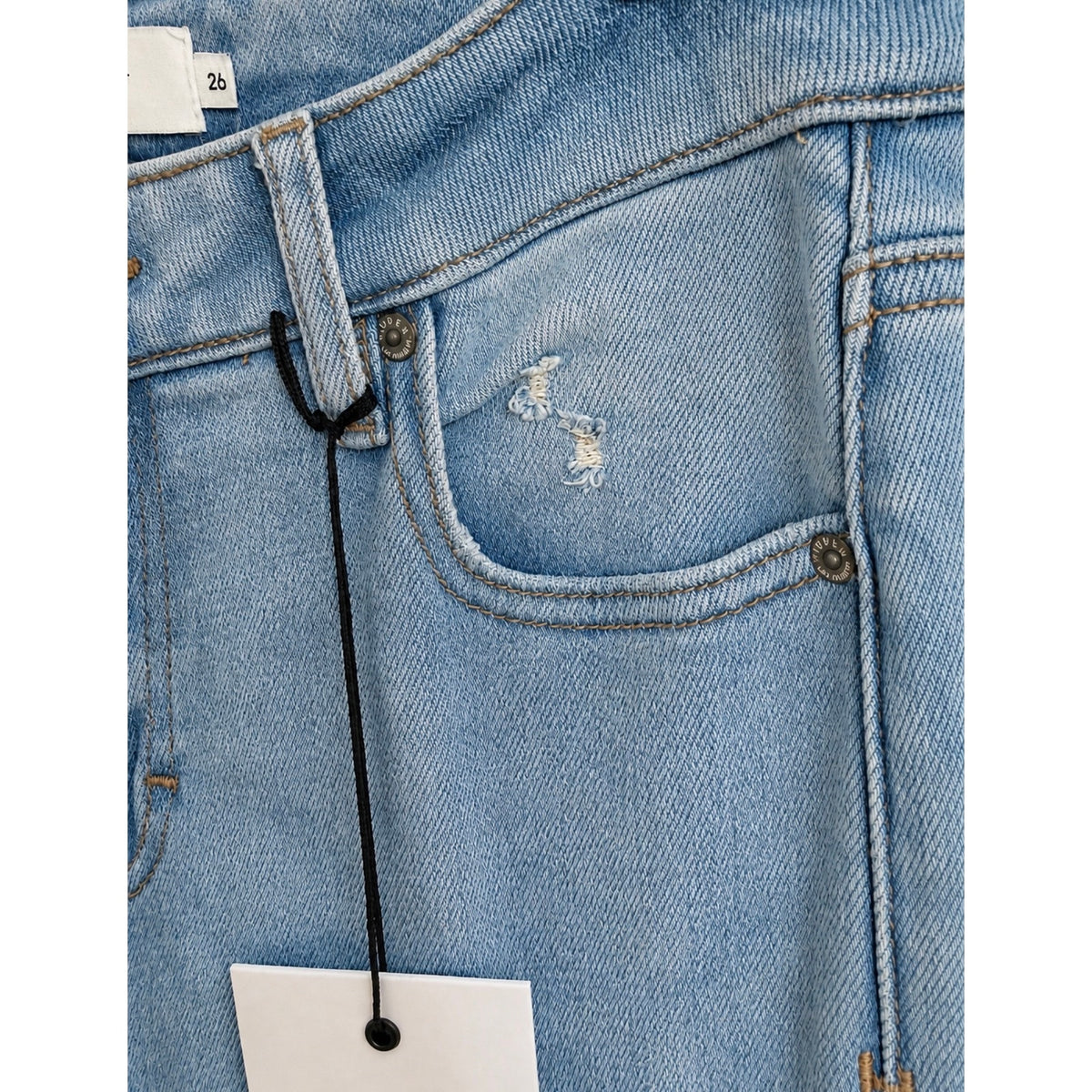 HIDDEN JEANS Tracey Cropped Relaxed Straight Jean NWT Size 26