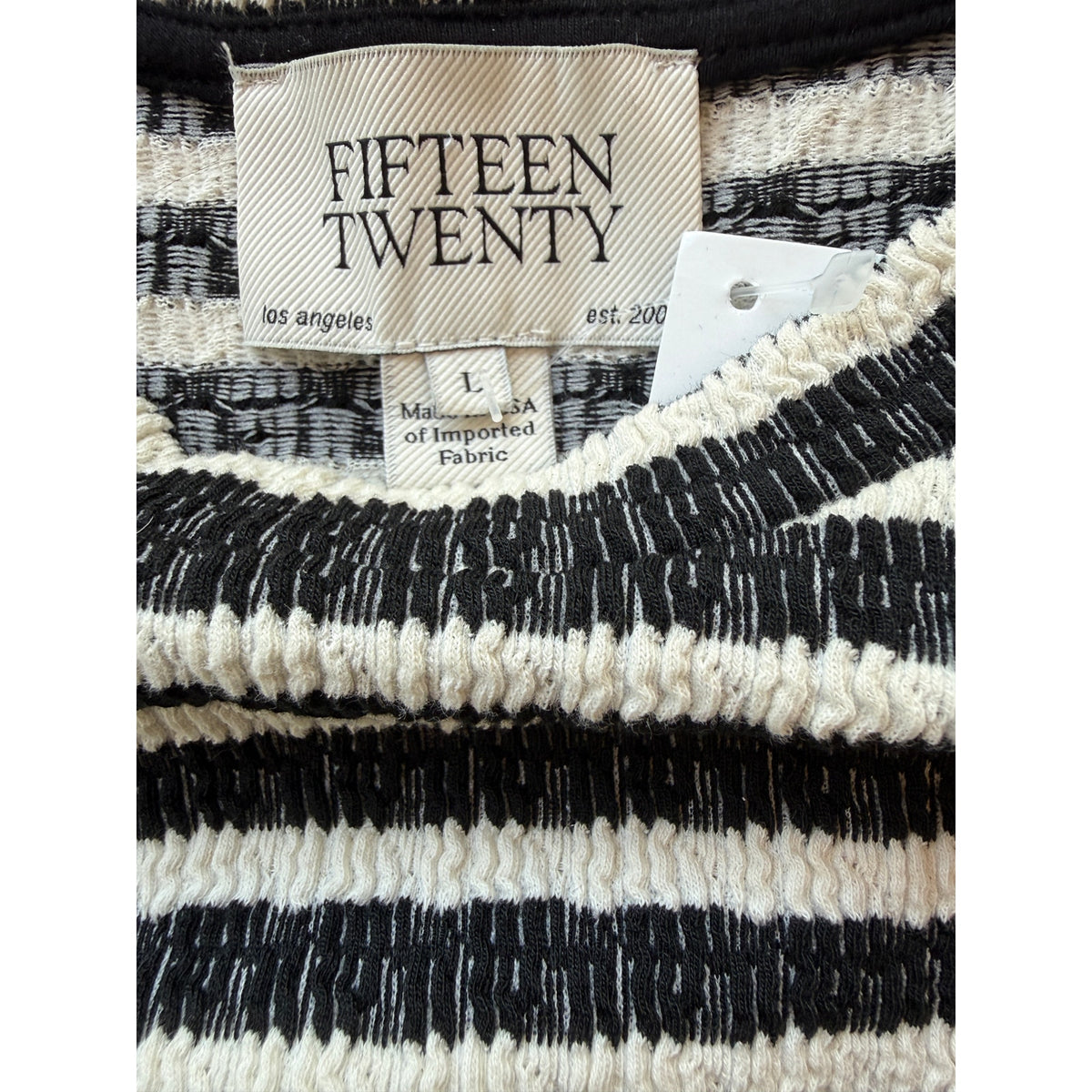 FIFTEEN TWENTY Leila Puff Sleeve Top NWT Size LARGE