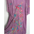 JOHNNY WAS Karime Velvet Flutter Sleeve Raglan Dress NWT Size SMALL