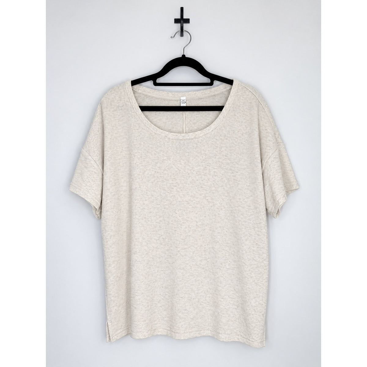 P.J. SALVAGE Textured Essentials Rib Short Sleeve Top NWT Size Medium