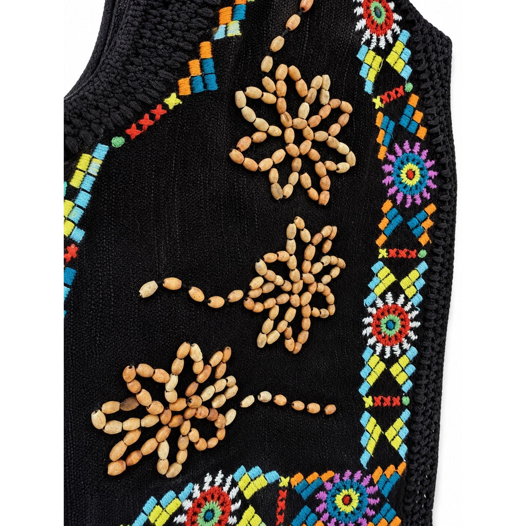 JADE by JOHNNY WAS Shiko Beaded Vest NWT Size Small