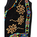 JADE by JOHNNY WAS Shiko Beaded Vest NWT Size Small