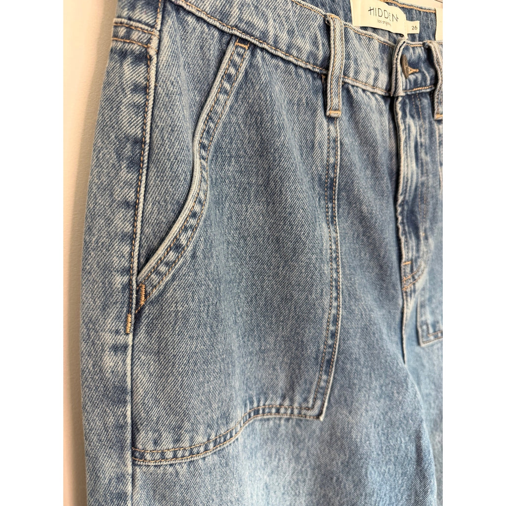 HIDDEN JEANS Logan Dad Jean NWT Size 26