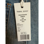 TRIBAL JEANS Audrey Mid Rise Girlfriend Barrel Leg l Jamba Balloon Jeans NWT Size 6