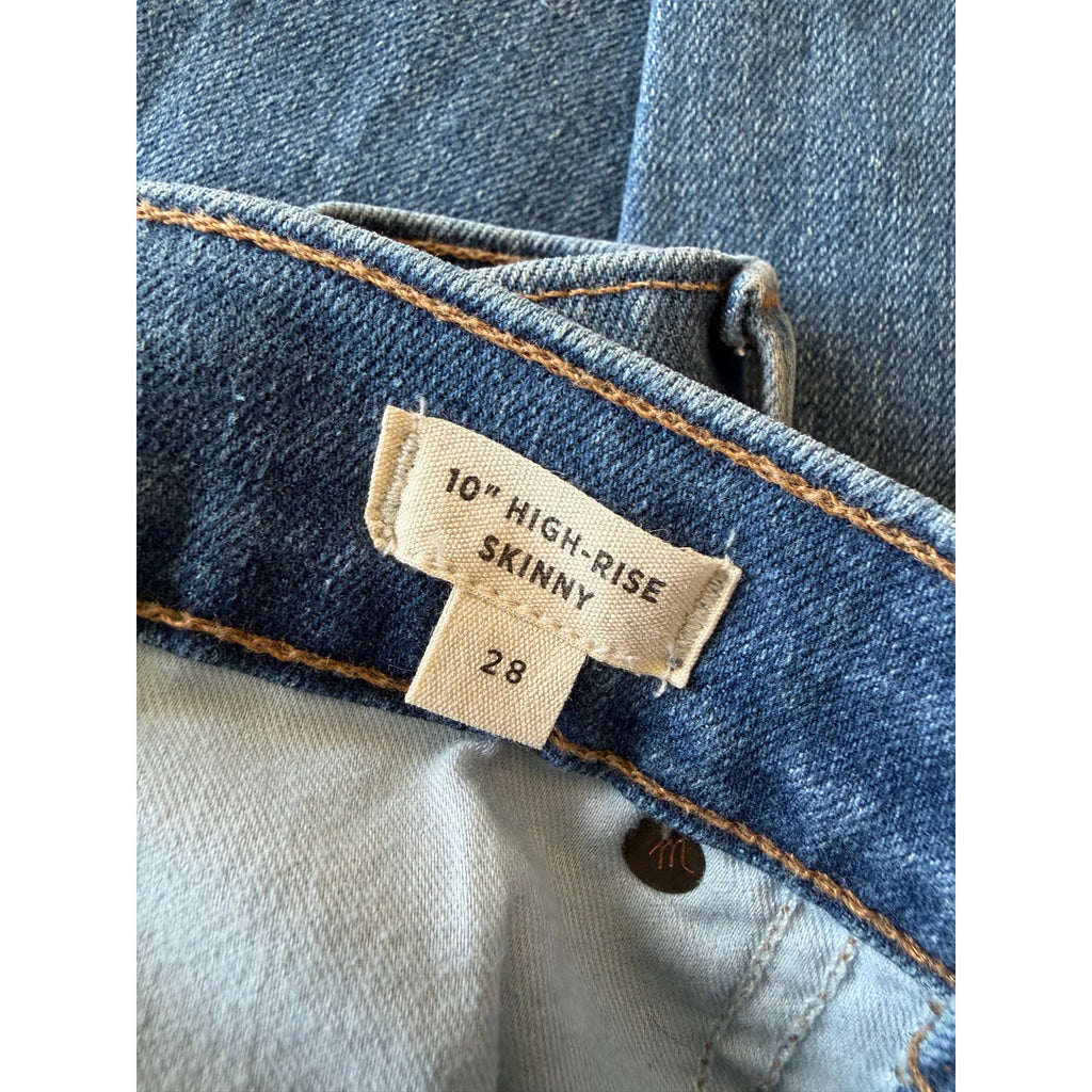 MADEWELL 10" High-Rise Skinny NWT Size 28