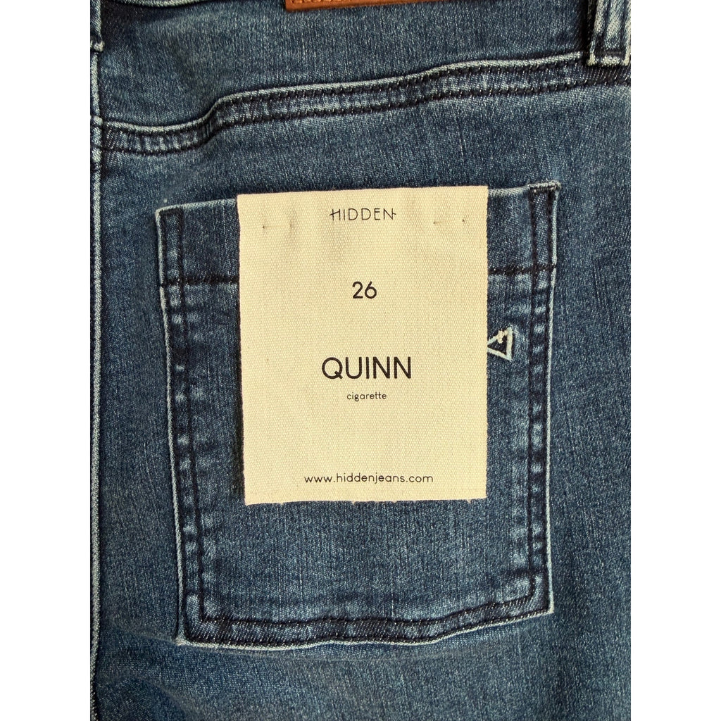 HIDDEN JEANS Quinn Cargo Cigarette Jean NWT Size 26
