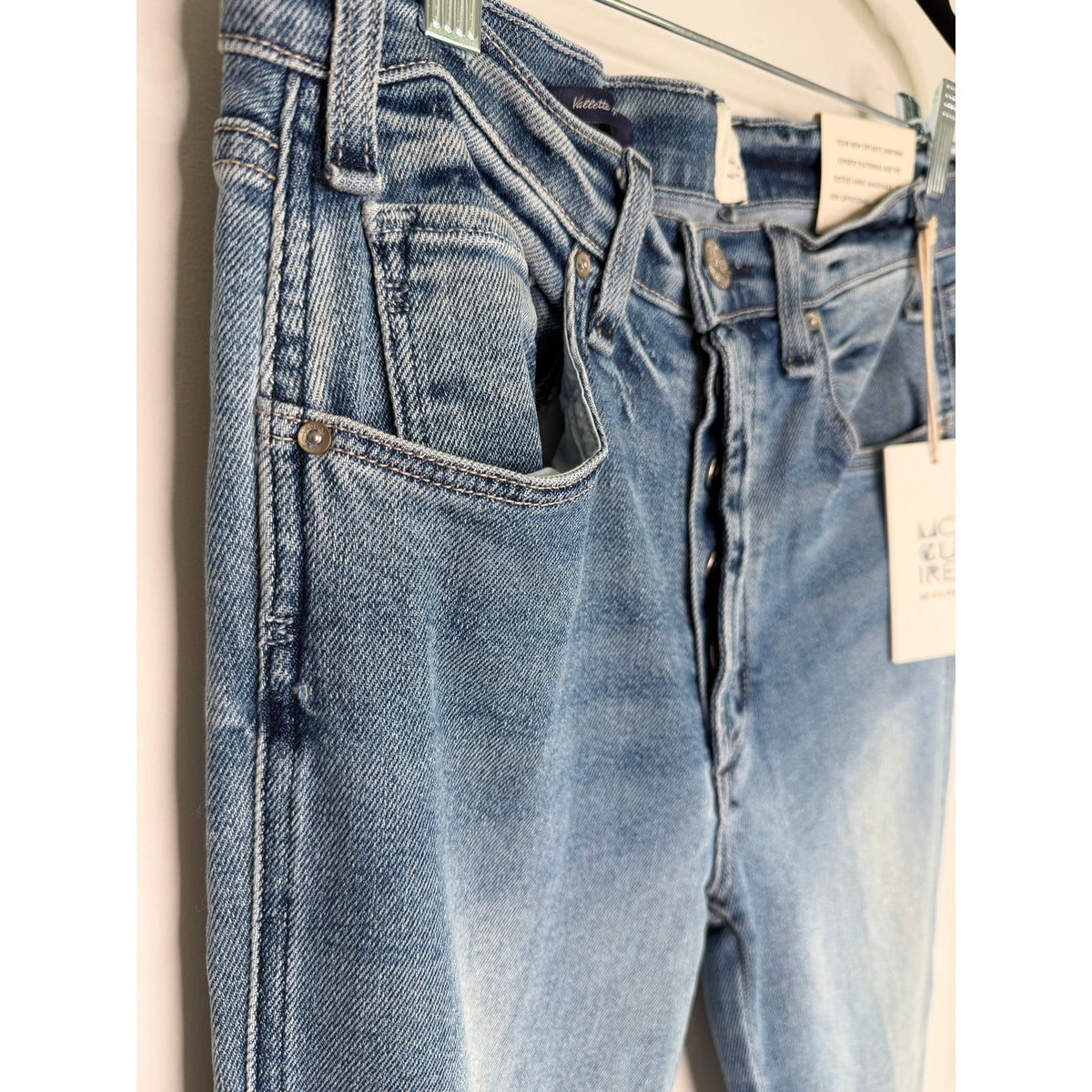 MCGUIRE Valletta Straight Leg Cropped Jeans NWT Size 28