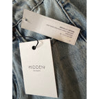 HIDDEN JEANS Peyton High Waist Classic Denim Midi Skirt Size S