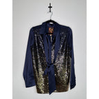 JOHNNY WAS WORKSHOP Selya Sequin Thai Shirt NWT Size SMALL