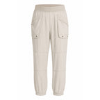 XCVI Chattaway Twill Banded Jogger Pant in Warm Clay Beige Size S