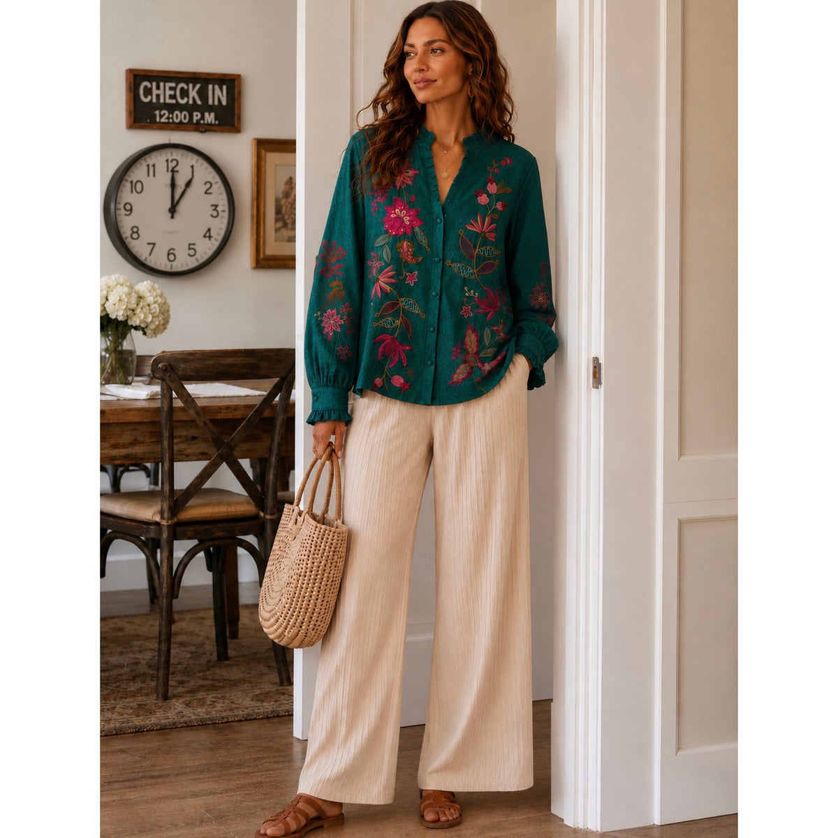 JOHNNY WAS Jenna Easy Knit Pant NWT Size S