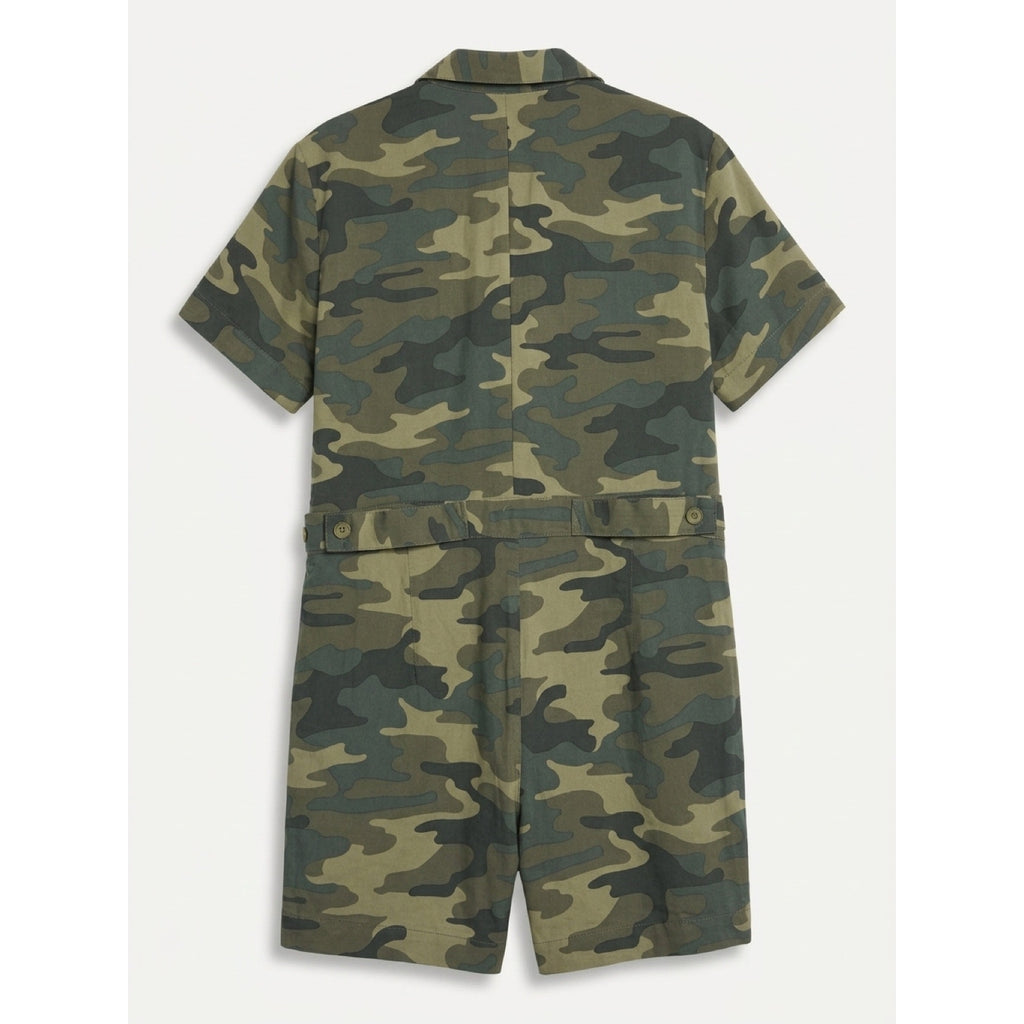 Z SUPPLY Stephan Camo Romper NWT MEDIUM
