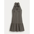 FLORA BEA NYC Tori Dress in Night Black Stripe NWT SMALL
