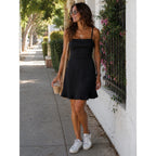 FRENCH CONNECTION Whisper Frill Hem Flounce Mini Dress NWOT SIZE 10