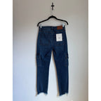 HIDDEN JEANS Quinn Cargo Cigarette Jean NWT Size 26