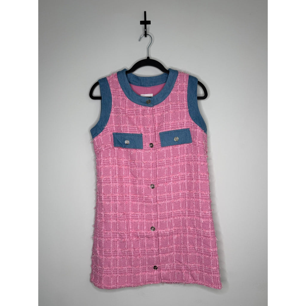 HEYSON Sleeveless Button-Front Dress NWT Size Medium