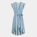 DEAR JOHN ANAHI TENCEL WRAP DRESS NWOT XS