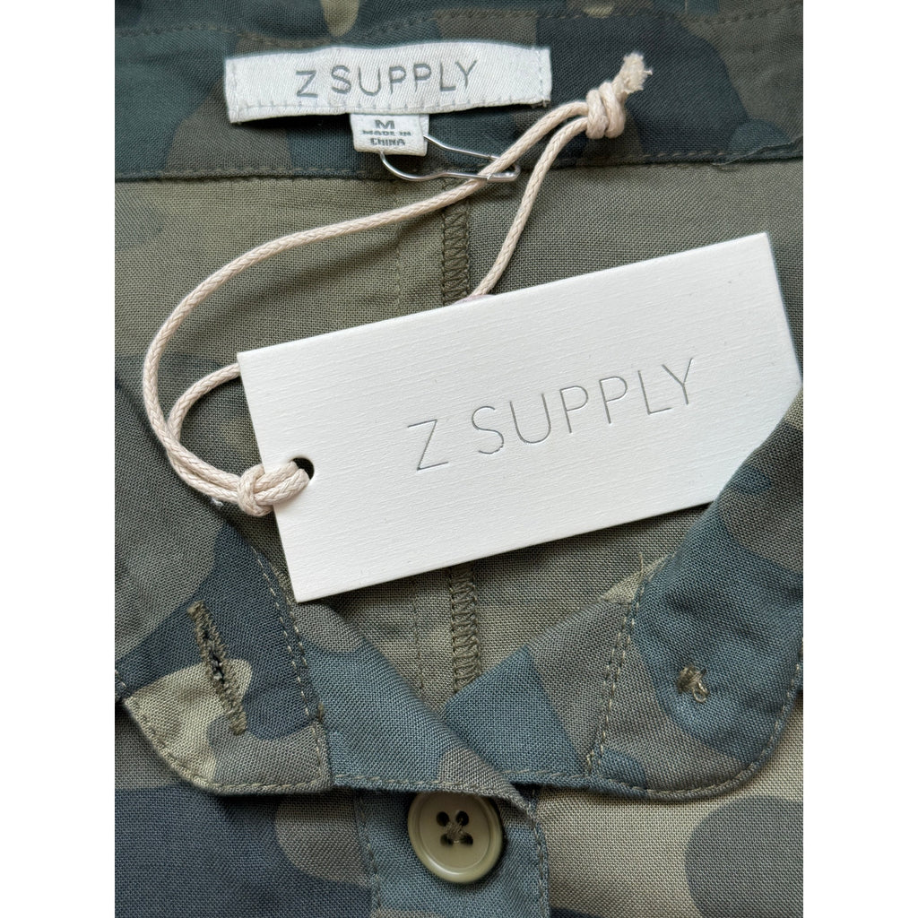 Z SUPPLY Stephan Camo Romper NWT MEDIUM