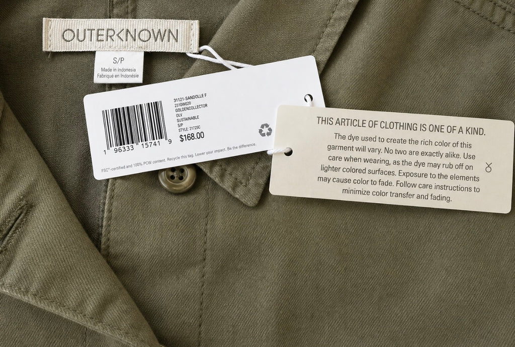 Outerknown Long Sleeve Button-Down Romper NWT Size SMALL