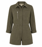 Outerknown Long Sleeve Button-Down Romper NWT Size SMALL