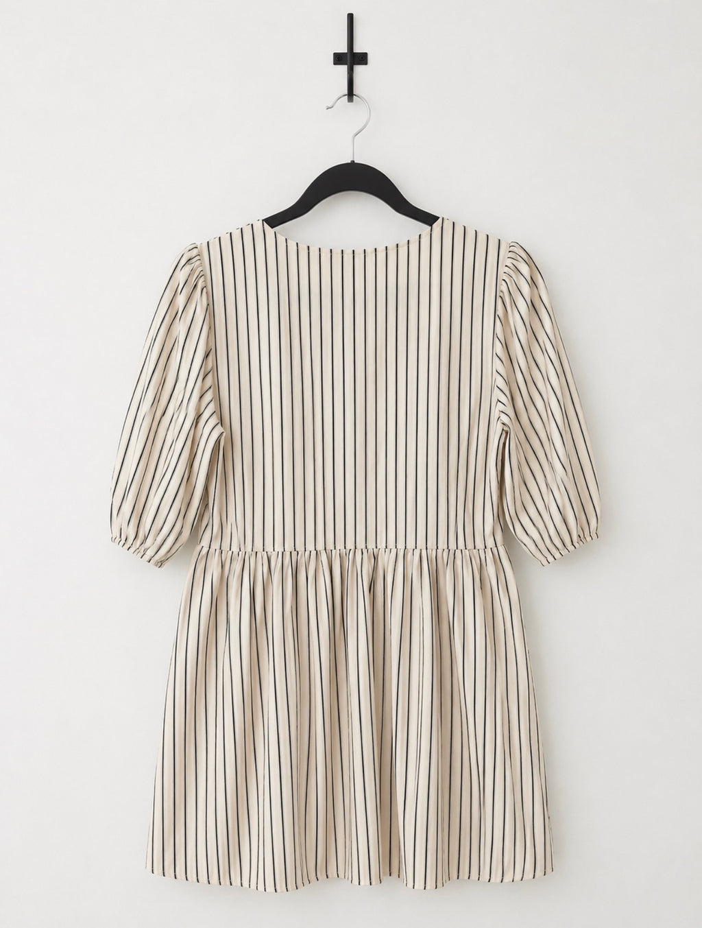 FLORA BEA Westie Tuxedo Stripe Dress NWT Size SMALL