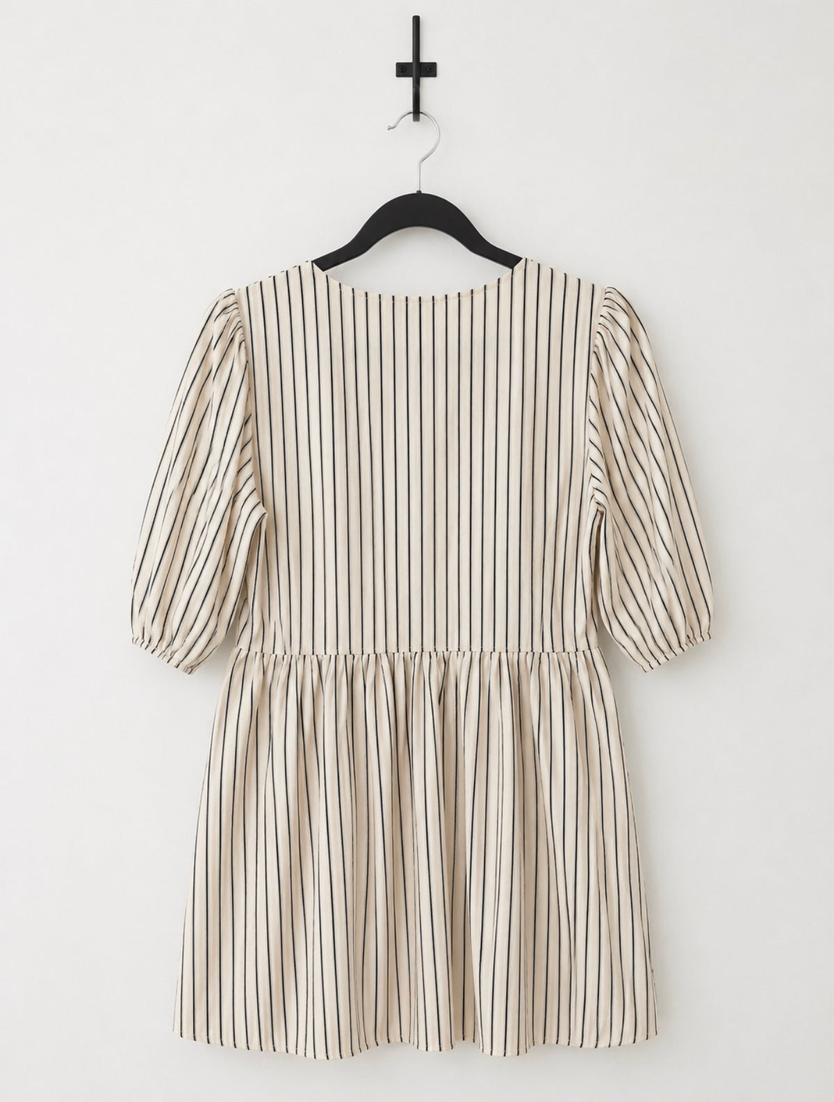 FLORA BEA Westie Tuxedo Stripe Dress NWT Size SMALL