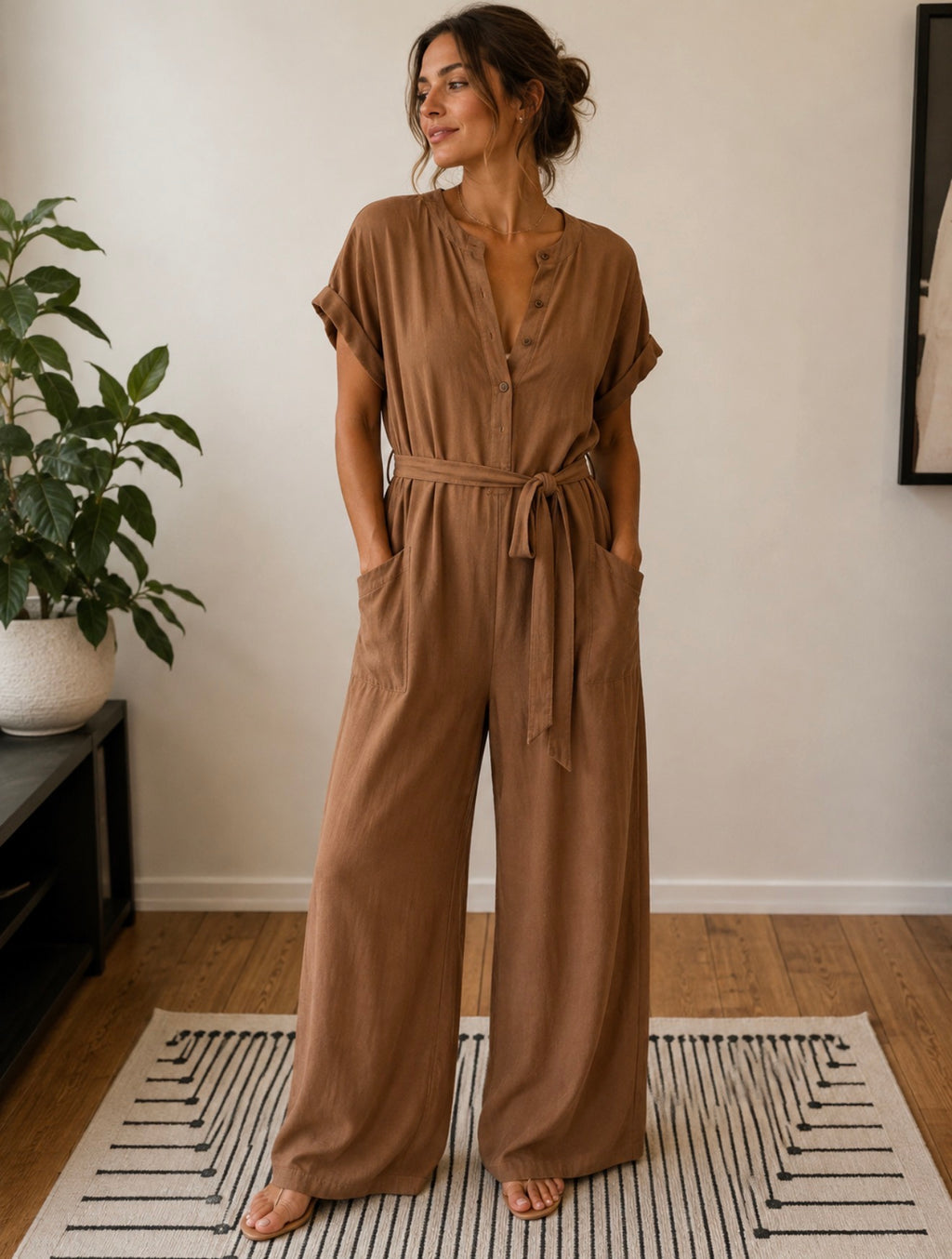 Maverick Linen Jumpsuit
