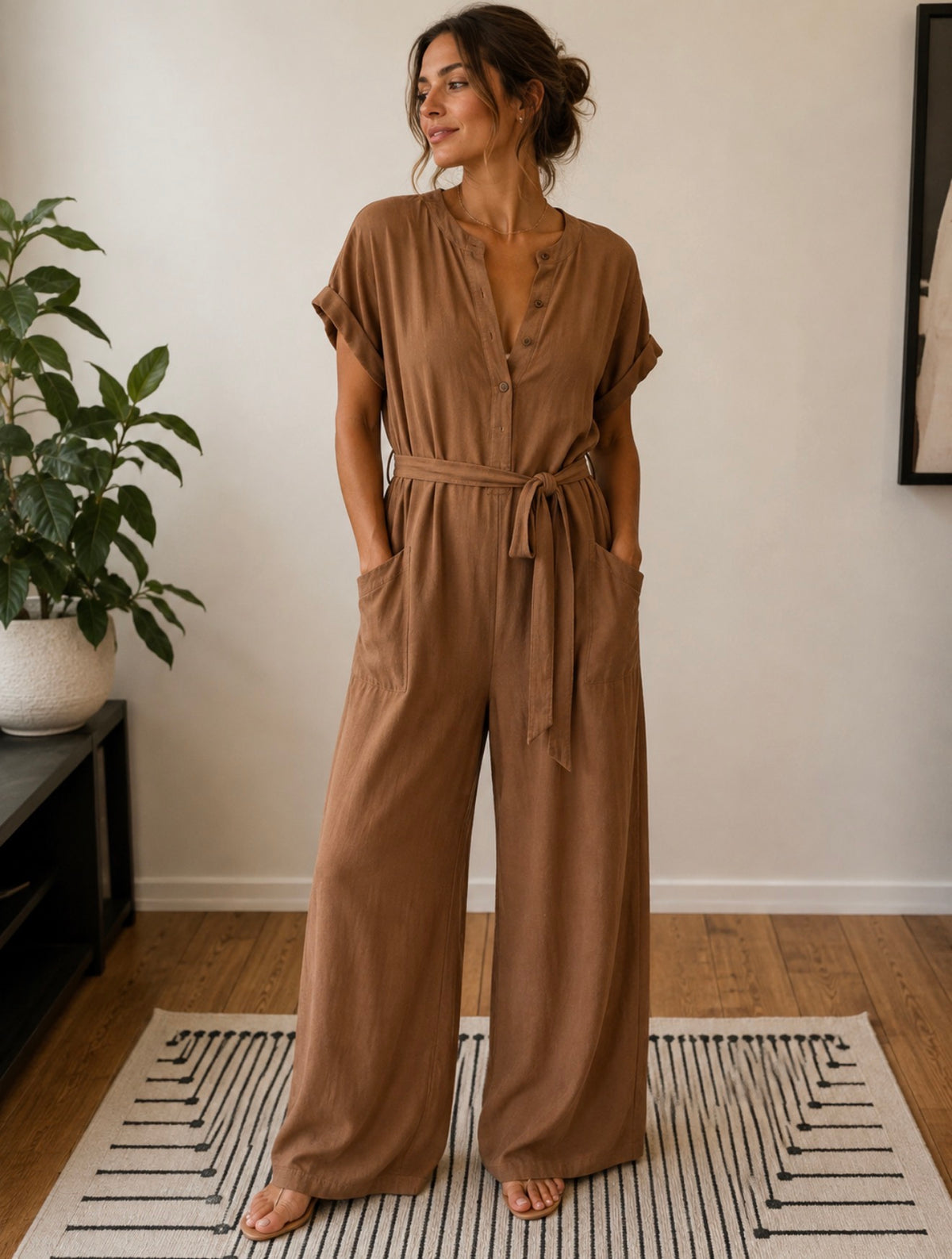 Maverick Linen Jumpsuit