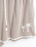 Palms Away Shorts - Vintage French Terry