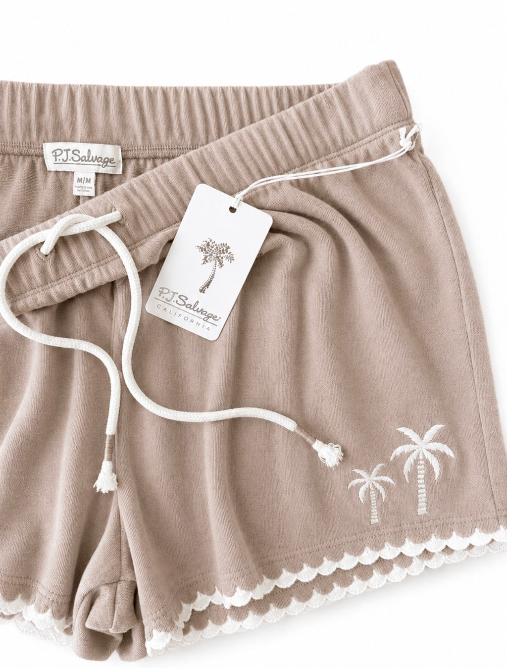 Palms Away Shorts - Vintage French Terry