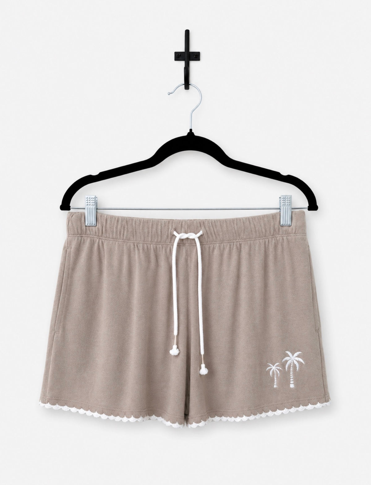 Palms Away Shorts - Vintage French Terry