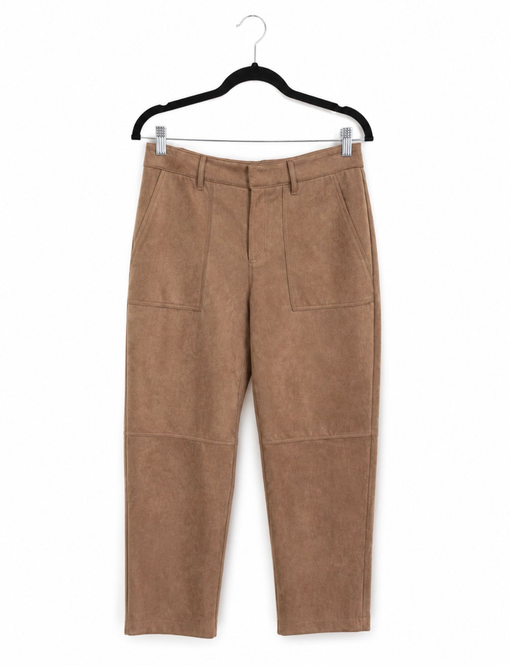 Contempory Faux Suede Utility Trousers
